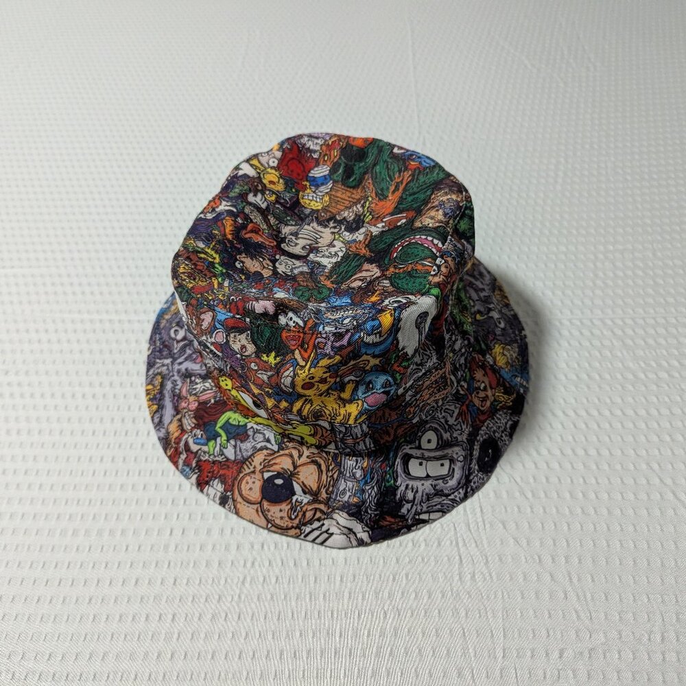 Grassroots California Bucket Hat - Vincent Gordon Cartoon Gumbo (with pocket)